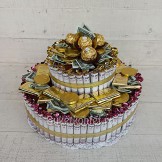 Денежный торт на свадьбу или день рождения
