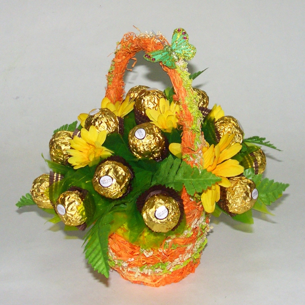 Букет из конфет мастер-классы от флористов компании Букет Конфет